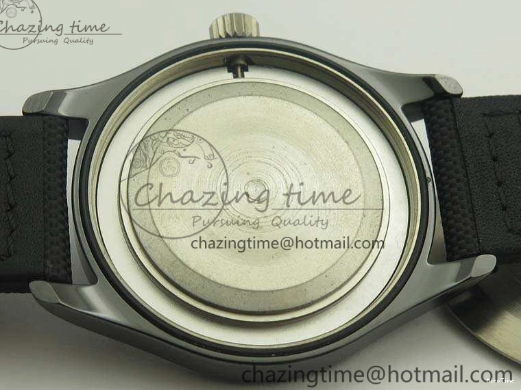 MIROTIME 1231 HighQuality Mark XVIII LAUREUS IW324703 Black Ceramic MKF Best Edition On Black Nylon Strap A 7218